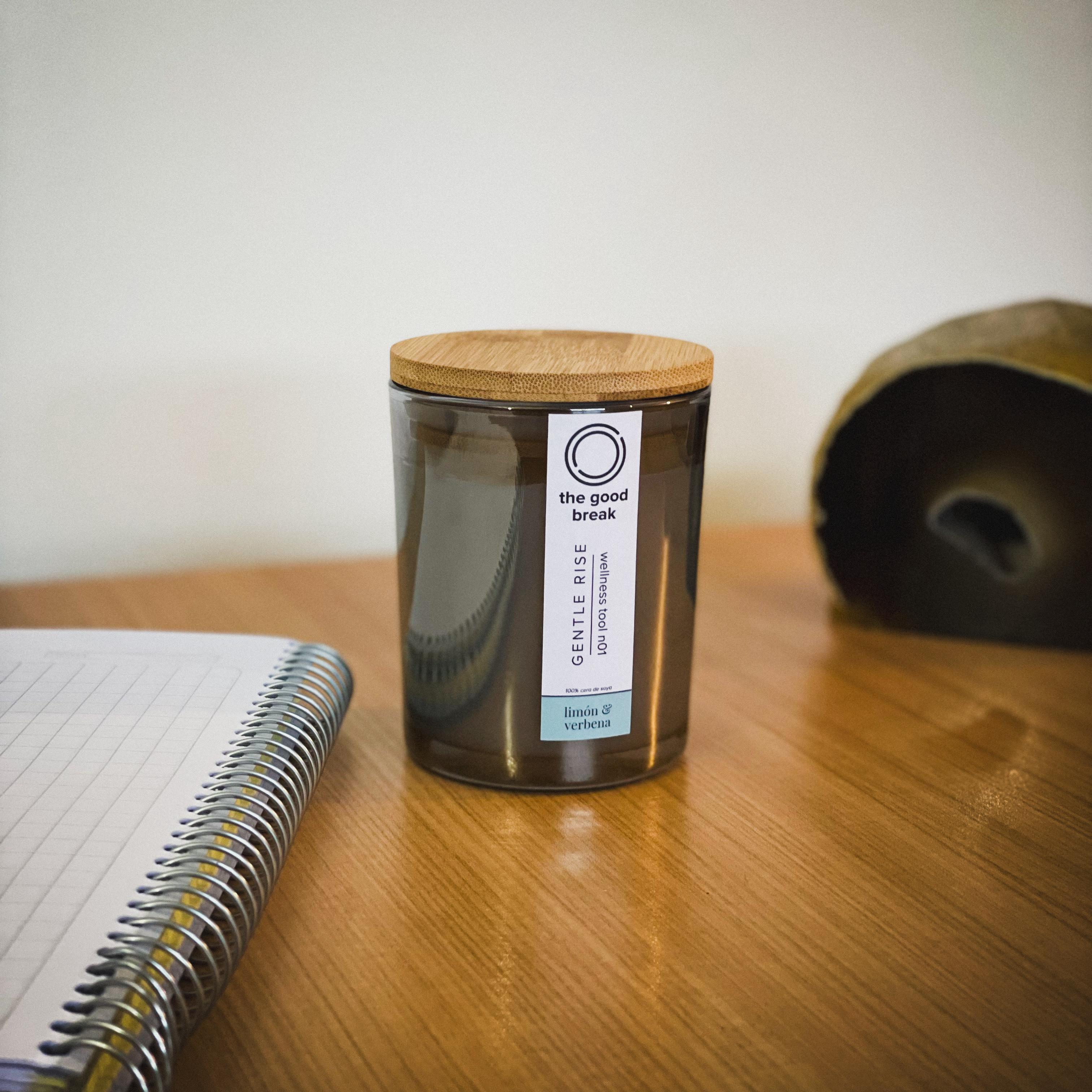 Pack De 3 Velas Aromática De Soya - Mecha De Madera